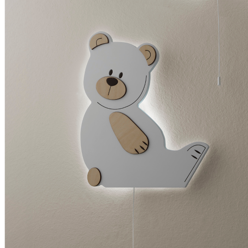 Lampa na stenu Cucu macko sediaci